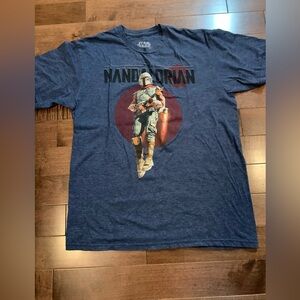 Star Wars Mandalorian Blue T-Shirt